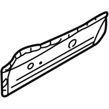 BMW 41-11-8-230-548 Right Partition Reinforcement