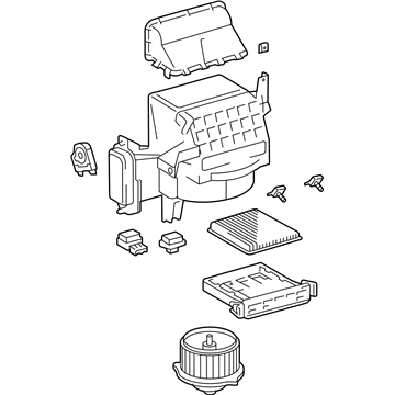 Toyota 87130-08090 Blower Assembly