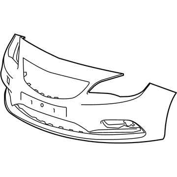 GM 39040612 Bumper Cover