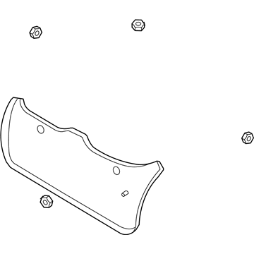 Hyundai 81750-1E200-WK Panel Assembly-Tail Gate Trim