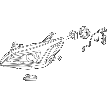 GM 26221313 Headlamp Assembly