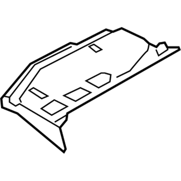 BMW 51-45-2-991-550 Passenger'S Footwell Trim Panel
