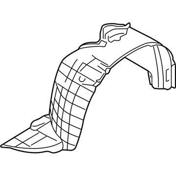 Nissan 63842-1FA0A PROTCT Front Fender R