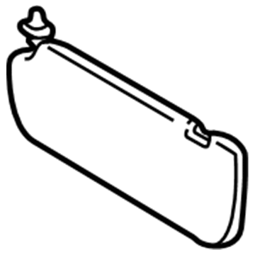 Toyota 74320-02510-E0 Sunvisor