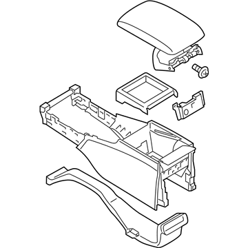 Infiniti 96905-1MA3B Console Complete