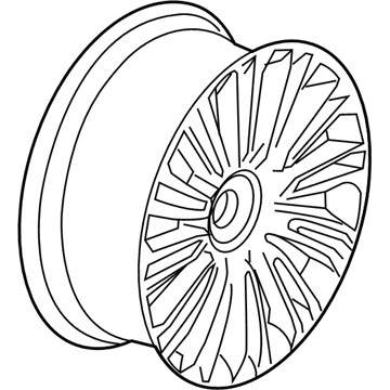 Ford LC5Z-1007-G Wheel, Alloy