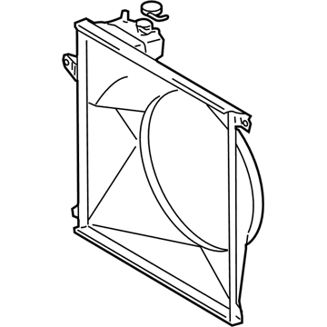 Toyota 16711-0C140 Fan Shroud