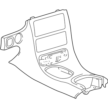 GM 10407815 Plate Asm-Instrument Panel Accessory Trim *Black