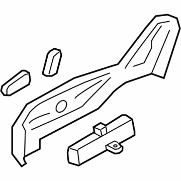 Hyundai 88020-CL110-NNB SHIELD COVER-FR SEAT OTR, RH