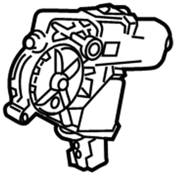 GM 84216133 Window Motor