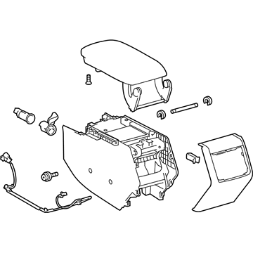 Toyota 58810-07083-C9 Center Console