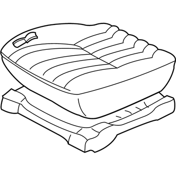 Nissan 87300-7Z800 Cushion Assy-Front Seat