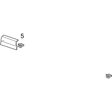 GM 22817430 Molding Extension