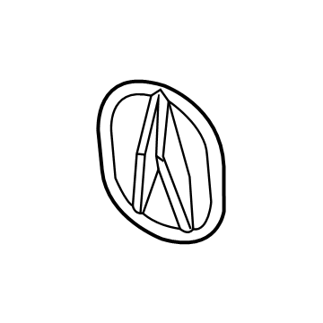 Acura 75701-TGV-A01 Emblem, Rear