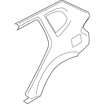 BMW 41-00-7-267-469 Left Rear Side Panel