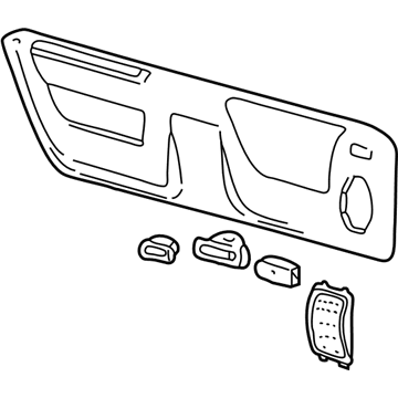 Ford 1C2Z-16311A59-AAE Quarter Trim Panel