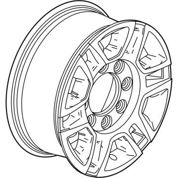 GM 84428941 Wheel, Alloy