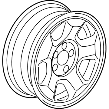 Honda 42700-SZA-A02 Disk, Wheel (17X7) (1/2J) (Blade Silver Metallic) (Tpms) (Cmwa)