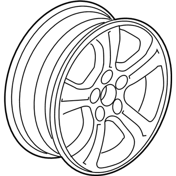 Honda 42700-SZA-A91 Disk, Aluminum Wheel (18X7 1/2J) (Tpms)