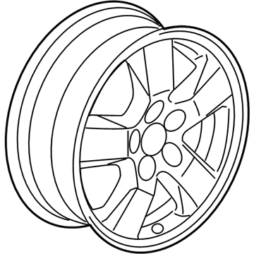 Honda 42700-SZA-A22 Disk, Aluminum Wheel (17X7) (1/2J) (Tpms) (Aap St Mary'S)