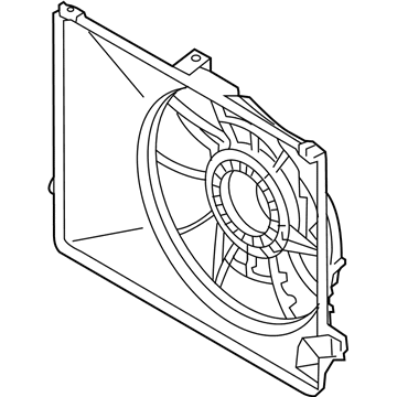 Kia 253501D100 SHROUD-Fan