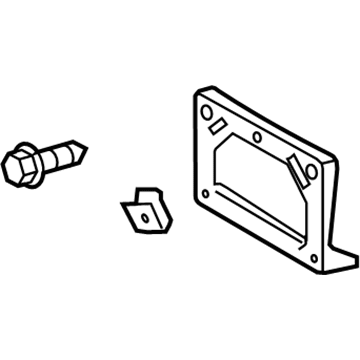 Toyota 52114-47130 License Bracket