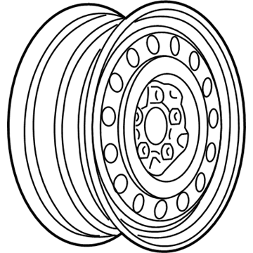 GM 20989817 Wheel, Steel