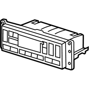 Ford 3W7Z-19980-AA Dash Control Unit