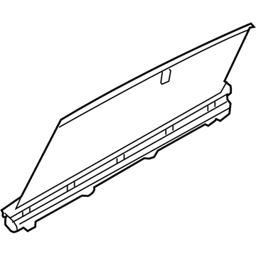 Kia 833523T100 Curtain Assembly-Rear Door, L