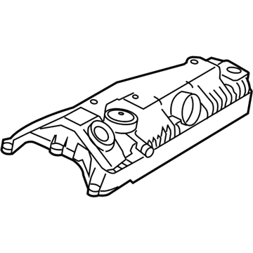 BMW 11-12-7-563-474 Cylinder.Head Cover Without Pressure Control.Valve