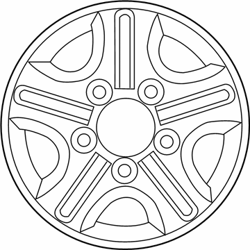 Lexus 42611-60280 Wheel, Disc