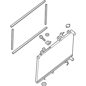 Infiniti 21460-3JA1E Radiator Assembly