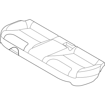 Kia 89100G5000AY2 Cushion Assembly-Rear Seat