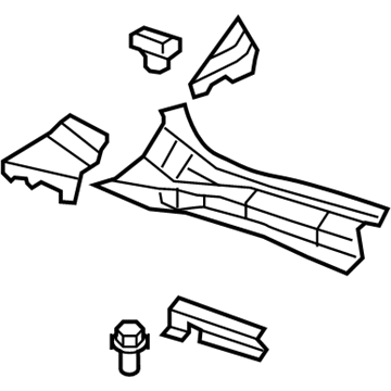 Honda 74228-SXS-A00 Cowl Top Set B, FR. (Passenger Side)