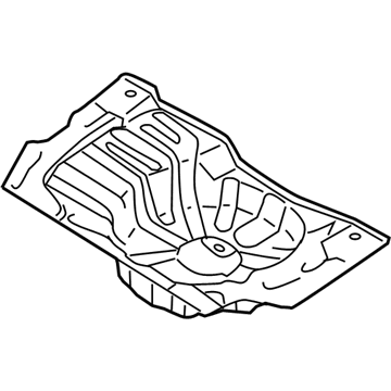 Nissan 74514-8J030 Floor-Rear, Rear