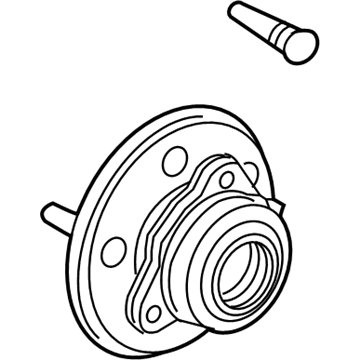 Ford 4L2Z-1102-AC Front Hub & Bearing