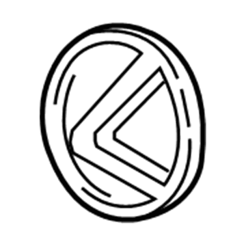 Lexus 75311-0E020 Radiator Grille Emblem (Or Front Panel)