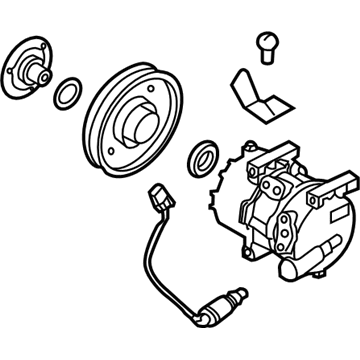 Kia 977011R100DR Reman Compressor Assembly