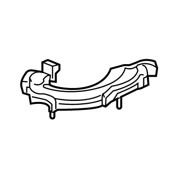 Kia 54633K0000 Pad-Front Spring, LWR