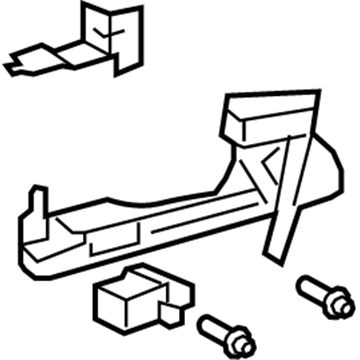 Lexus 69203-30030 Frame Sub-Assy, Rear Door Outside Handle, RH