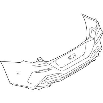 BMW 51-12-8-081-108 Bumper Trim Panel, Primered