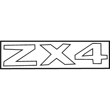 Ford 5S4Z-5442528-CA Nameplate