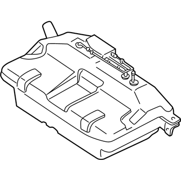 BMW 16-14-6-751-605 Fuel Tank With Sound Protection Cap