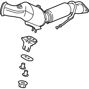 Ford GV6Z-5E212-B Converter & Pipe