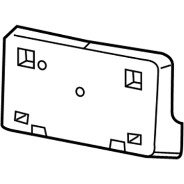 Mopar 68085575AB Bracket-License Plate