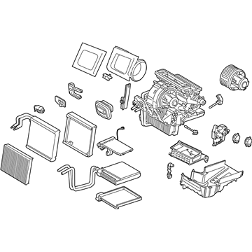 Ford GV6Z-19B555-LA Evaporator Assembly