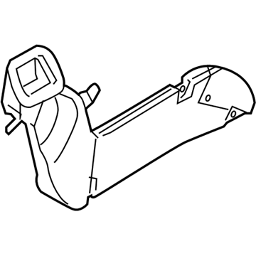 Hyundai 97920-3J000 Duct Assembly-Rear Heater