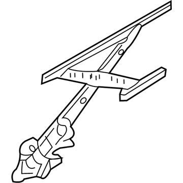 Infiniti 82721-1BA0B Door Window Regulator Assembly, Left