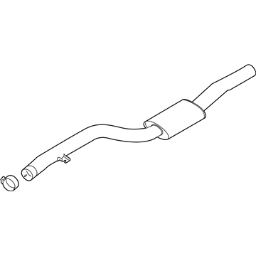 BMW 18-30-8-635-872 Front Silencer