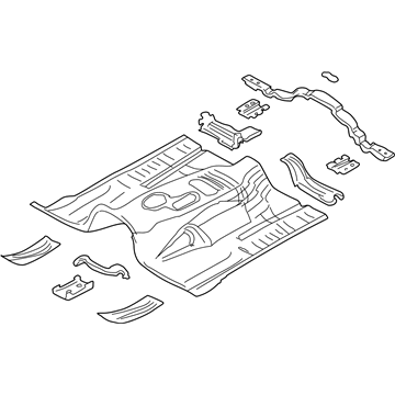 Mopar 55176800AD Pan-Floor